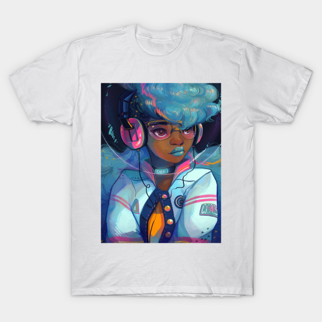 Space Letterman T-Shirt-TOZ